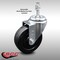Service Caster 4 Inch SS Soft Rubber Wheel Swivel 10mm Threaded Stem Caster SCC-SSTS20S414-SRS-M1015 - alternate 2